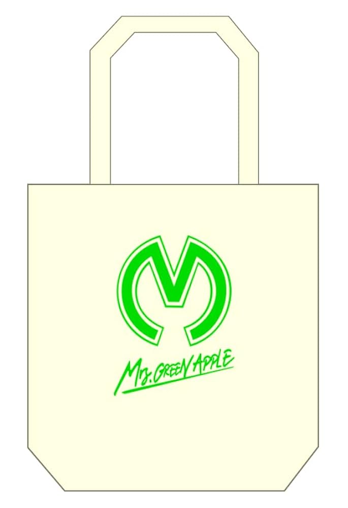 Amazon | Mrs.GREEN APPLE vol.1 トートバッグ M 白×緑 [並行
